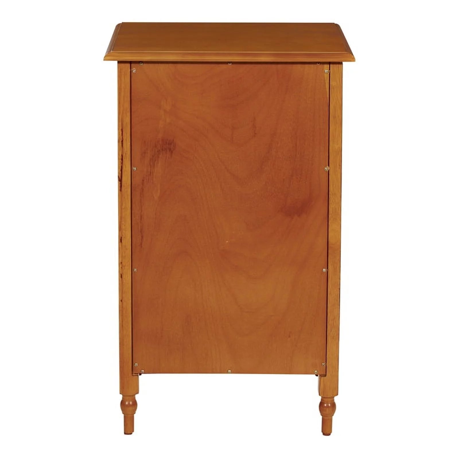 2 Drawer Wood File Cabinet in Antique Cherry D713