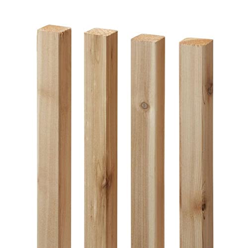 6 ft. Cedar Routed Stair Rail Kit with Balusters I661