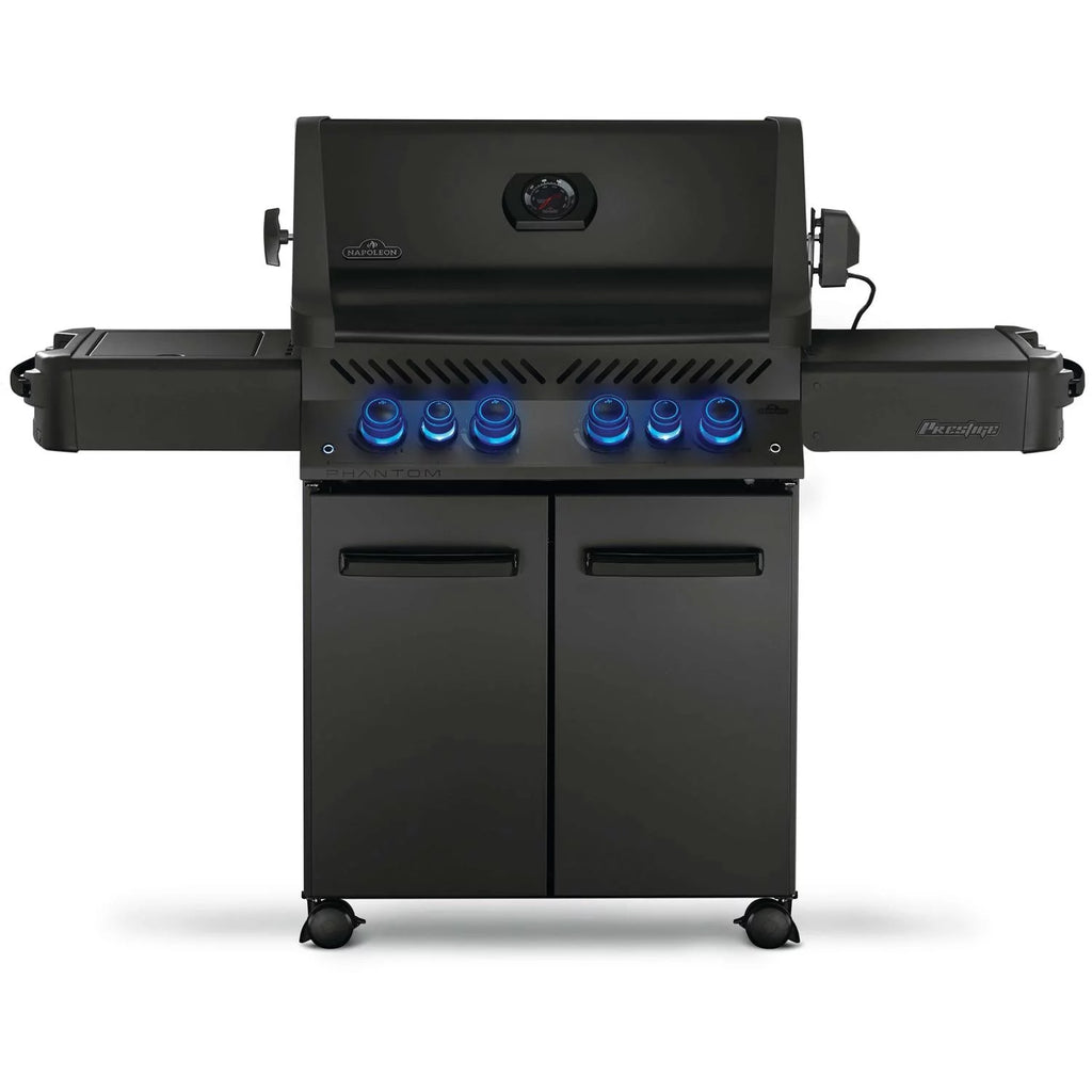 Propane Grill with Infrared Rear Burner, Infrared Side Burner, Rotisserie Kit J233292