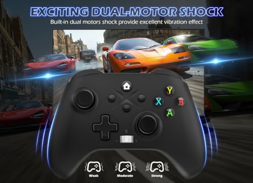 2 Pack Wireless Controller for Xbox with 2.4GHz Adapter Black+White V711112