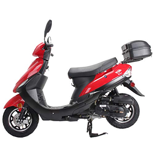50cc Gas Moped with 10" Aluminum Wheels E2018