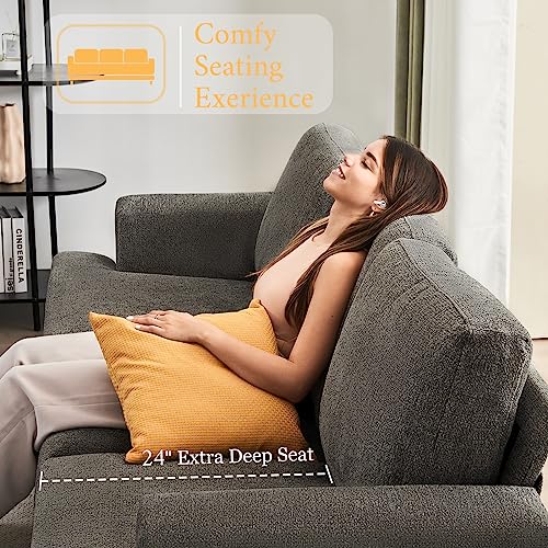 Offwhite 3 Seater Bouclé Sofa N984475