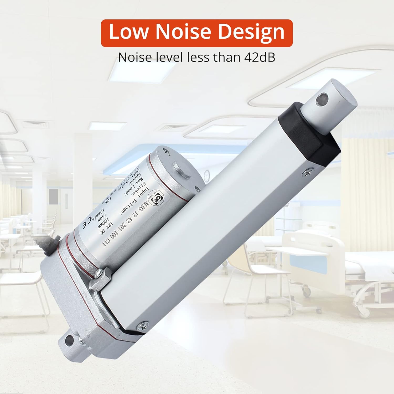 Electric Linear Actuator 100mm 4 Inch Heavy Duty DC 12V 750n 160lbs N7214