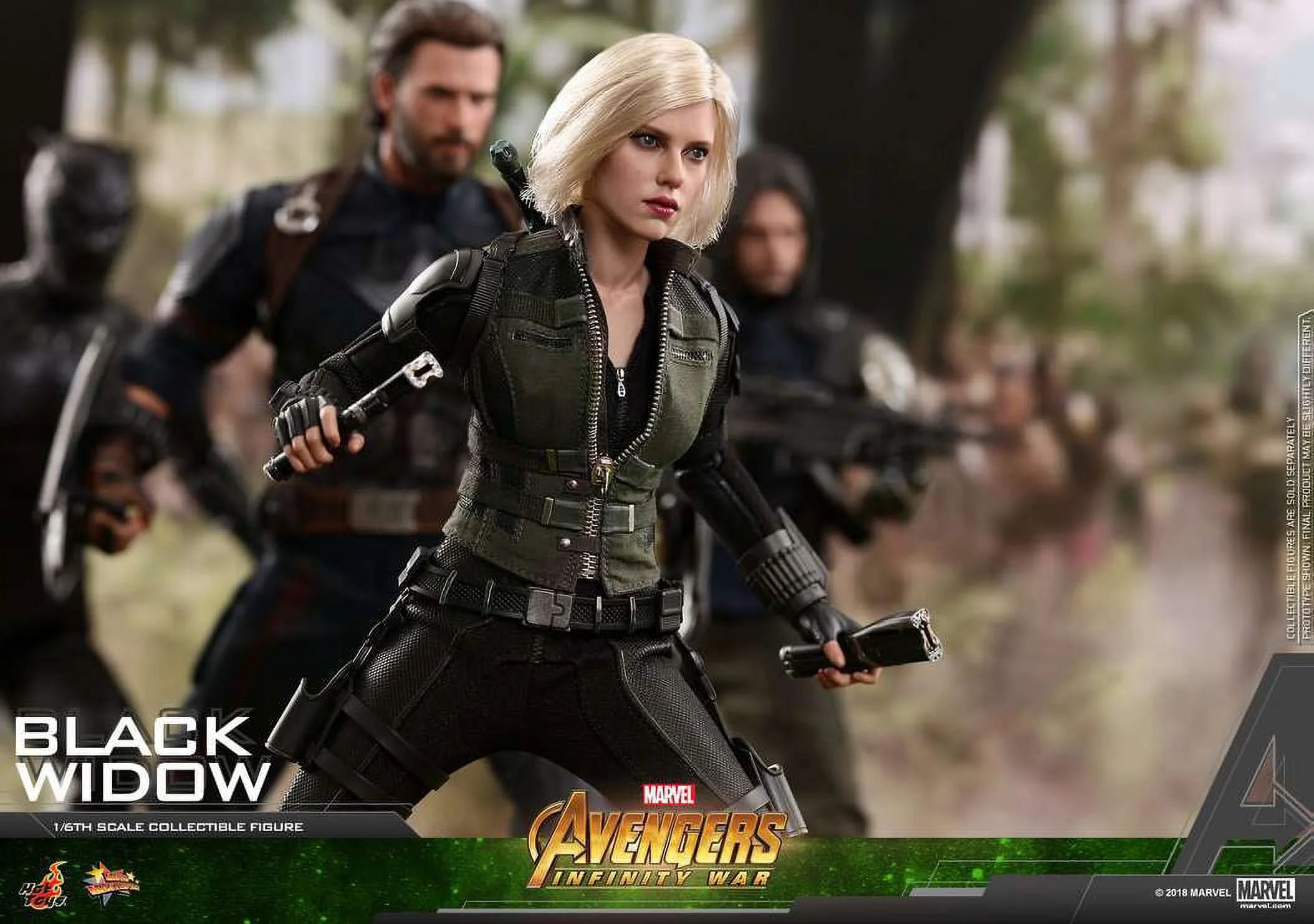 16 Scale Black Widow Figure K8179