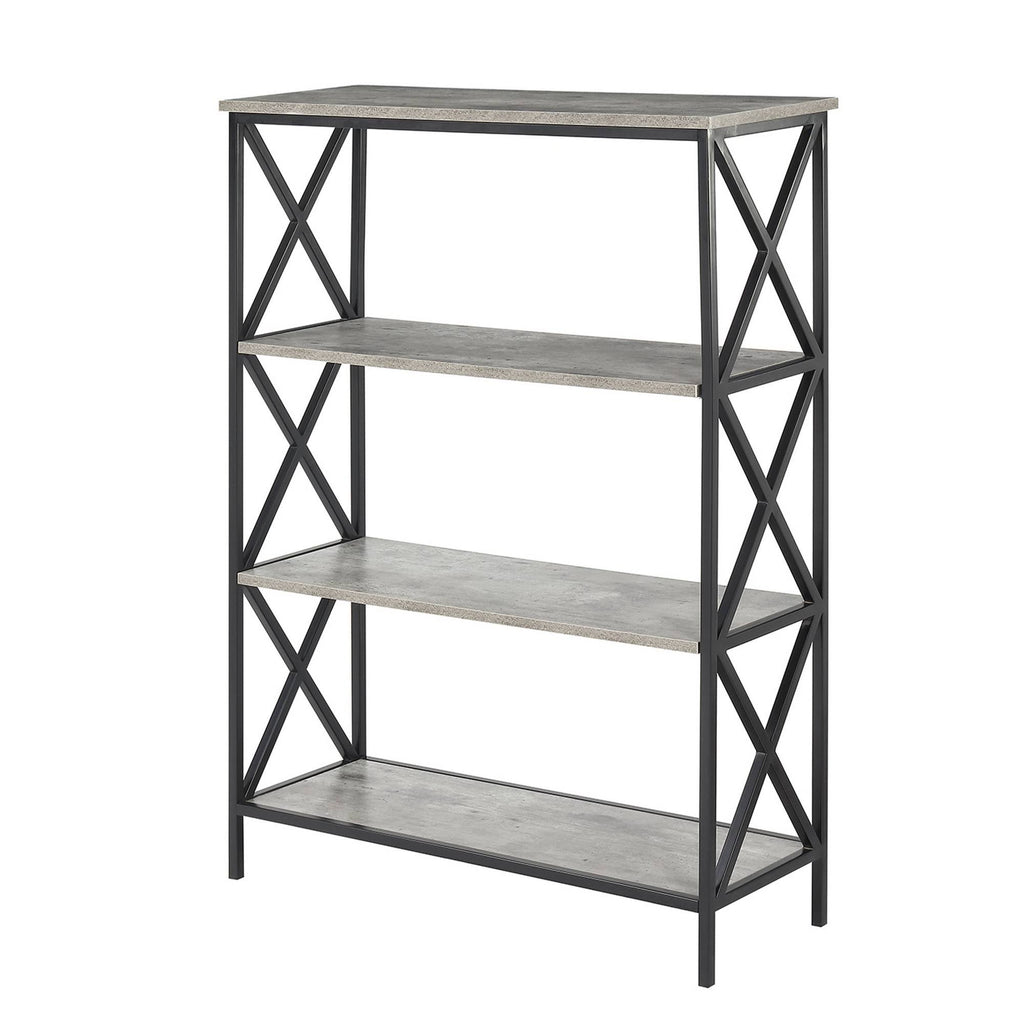 4 Tier Faux Birch Bookcase V747