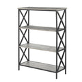 4 Tier Faux Birch Bookcase V747