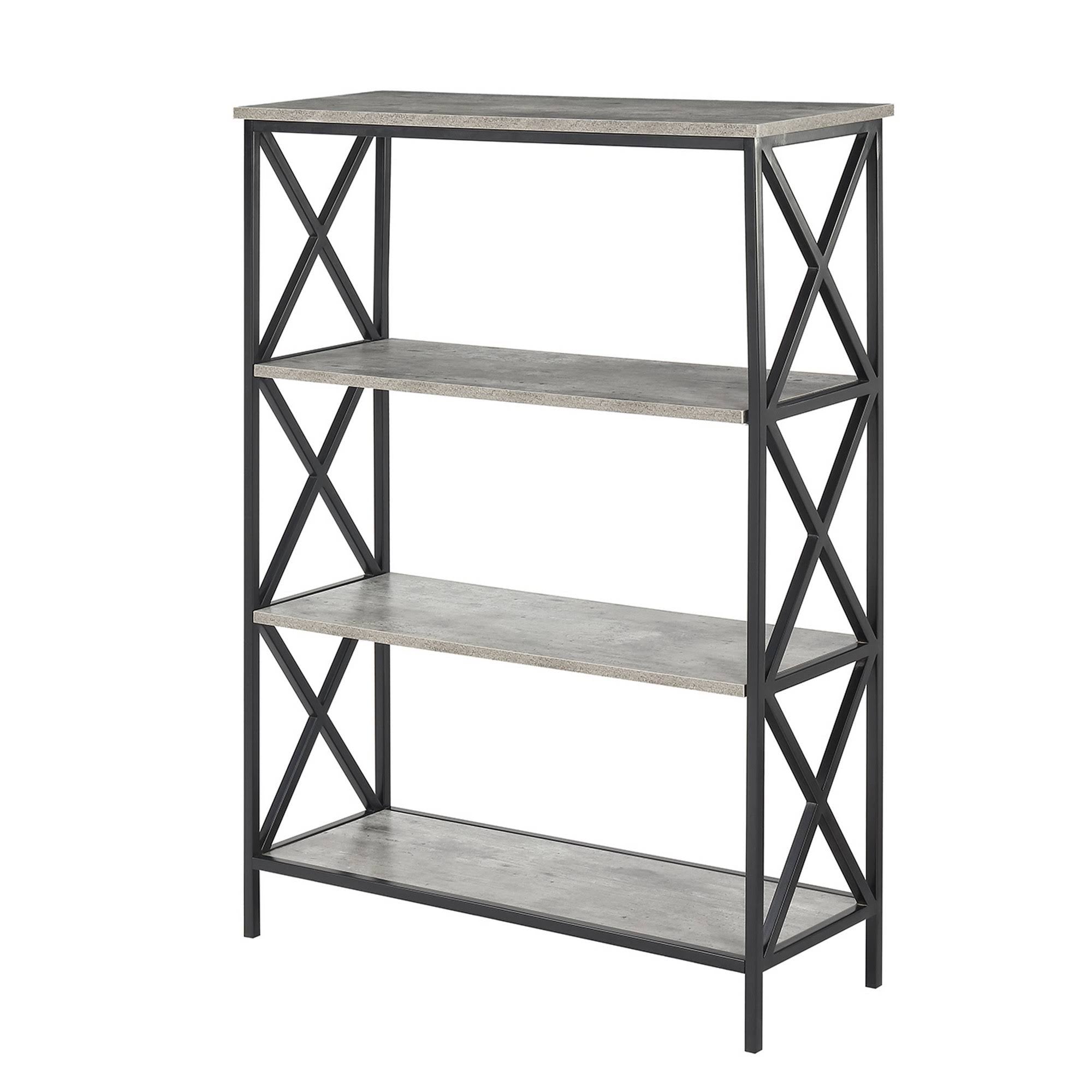 4 Tier Faux Birch Bookcase V747