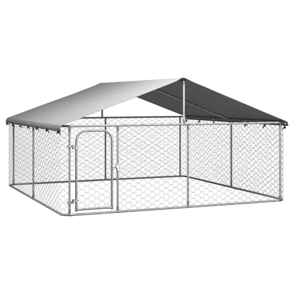 Outdoor Dog Kennel with Roof R15834