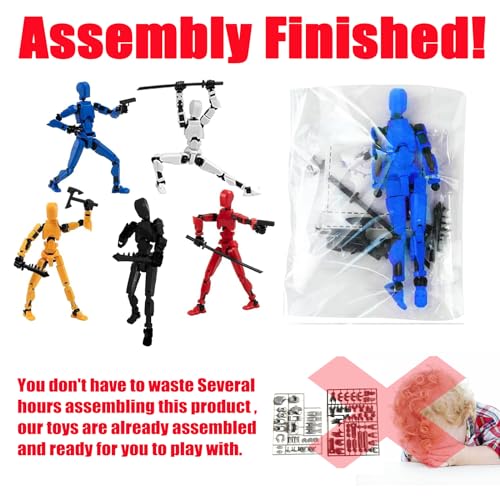 9 pcs 3D Printed Action Figure X41104