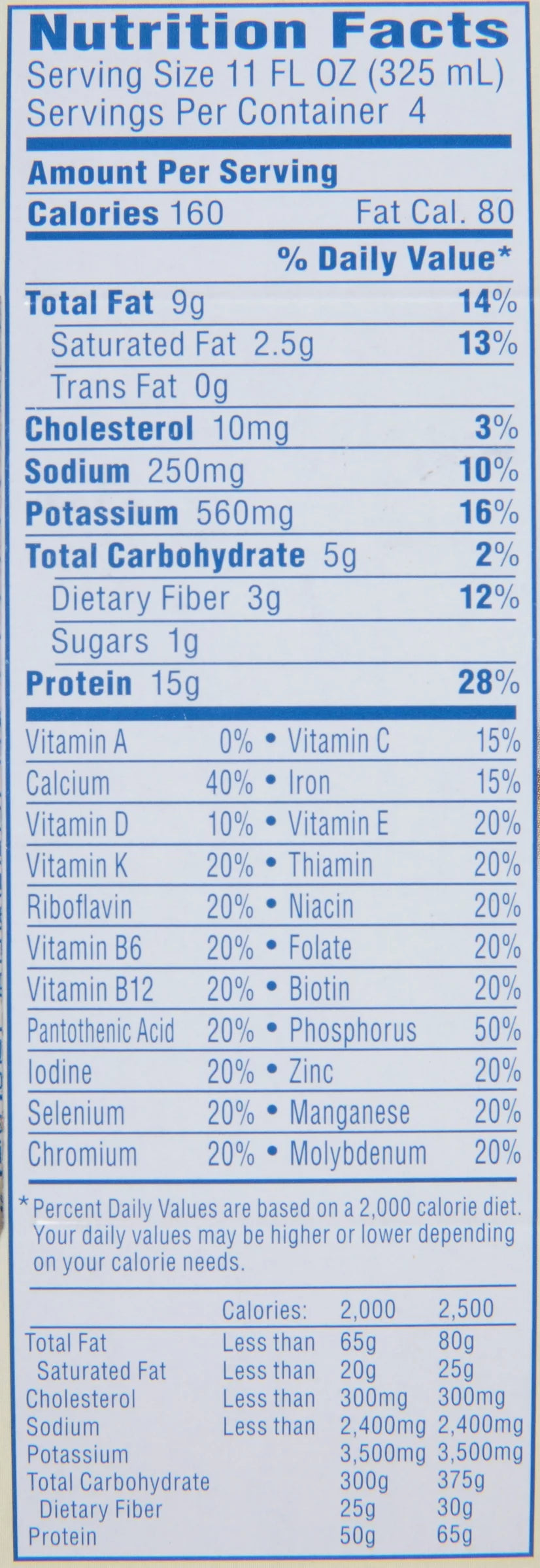 Milk Chocolate Protein Shake P354536