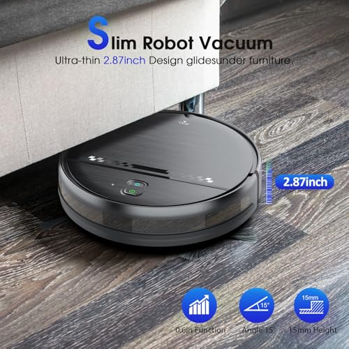 2-in-1 Robot Vacuum and Mop with Strong Suction R6501