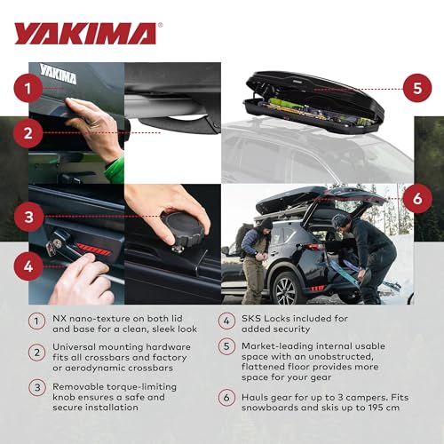 Black Roof Cargo Carrier 18 Cubic Feet L7528