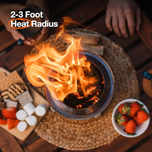 Bronze 7 Inch Stainless Steel Tabletop Fire Pit X61557