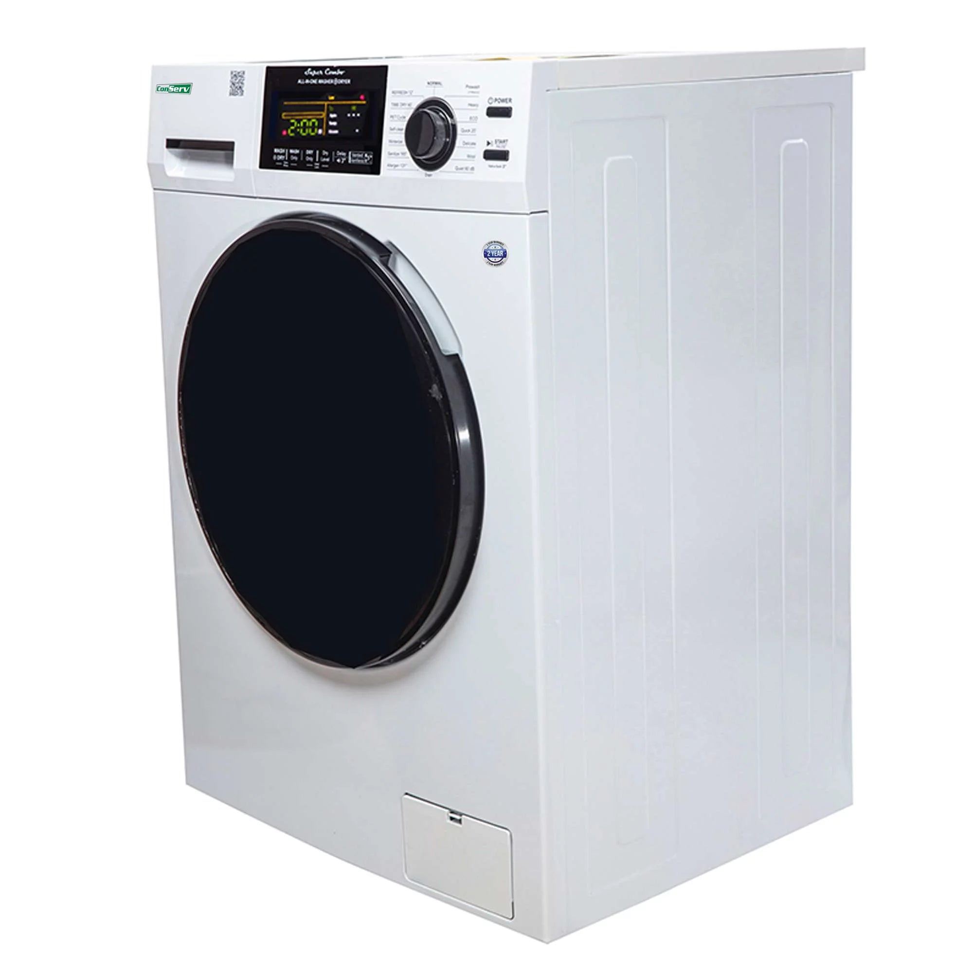 15 lbs Compact Combo Washer Dryer in White A427