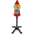 15 Inch Candy Dispenser with Stand Durable Aluminum Frame Includes 2lbs Bag of Gumballs 0.62 Inch Gumballs R8769