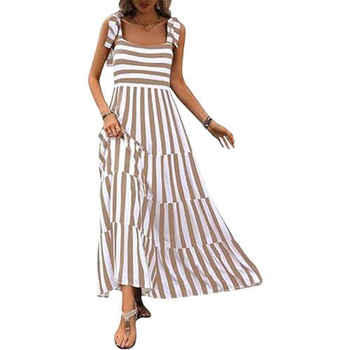 Spaghetti Straps Maxi Dress U4642