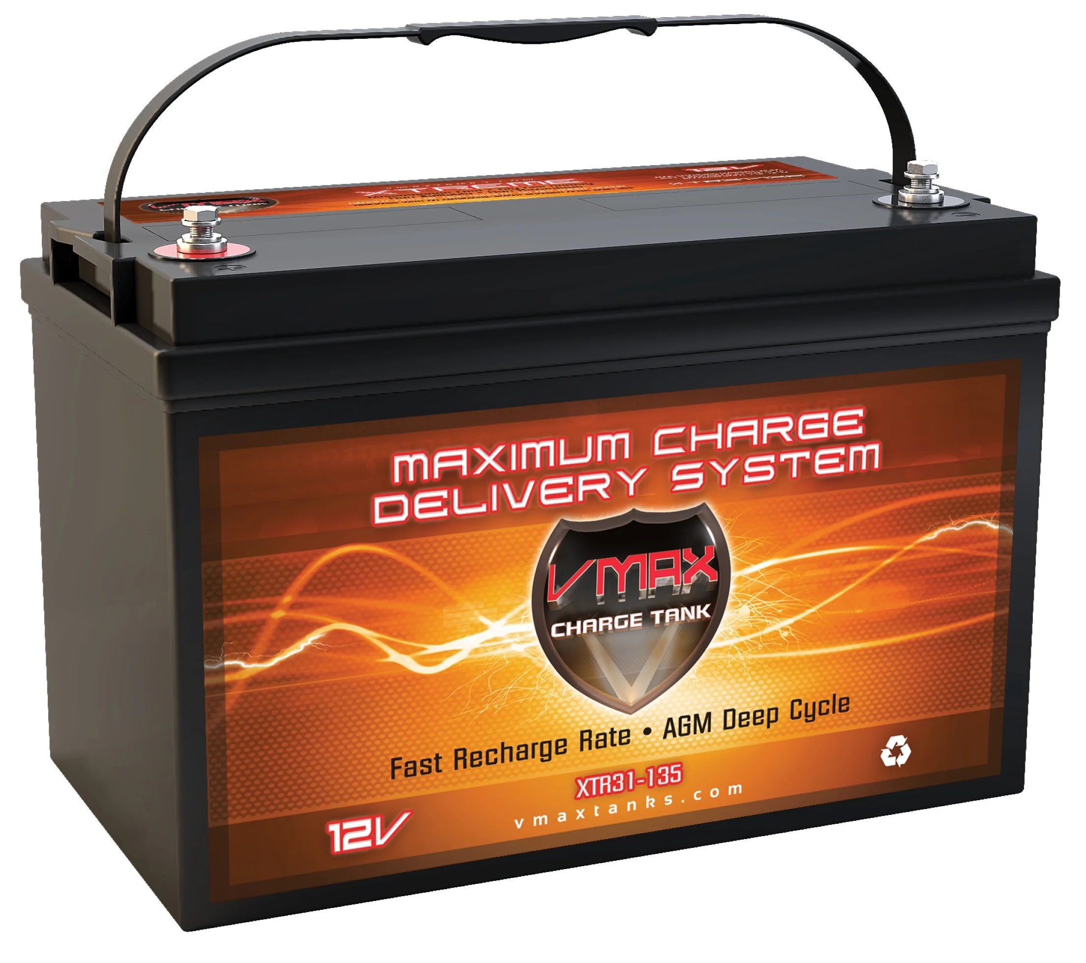 12V 135Ah Group 31 Sealed Deep Cycle AGM Battery Z733