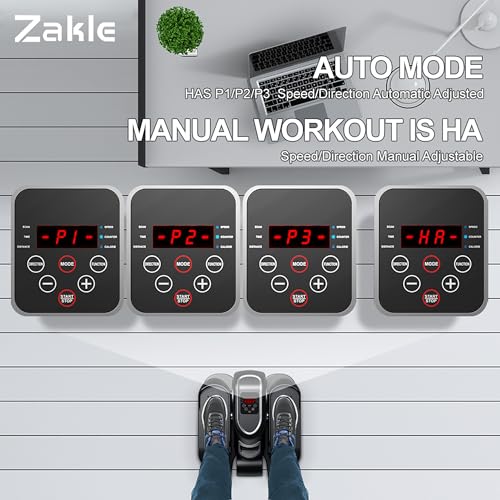 Under Desk Elliptical Machine with Remote Control & 12 Adjustable Speeds H128766