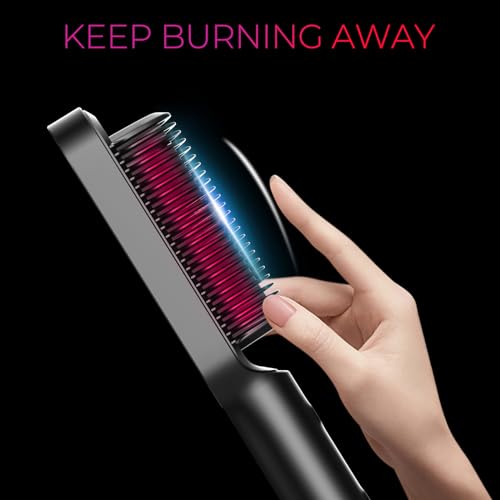 Hair Straightener Brush with 5 Temps Z95998