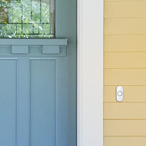 Gray Wireless Doorbell with Push Button I2640