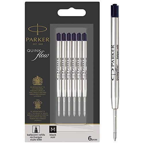 Medium Tip Black Ballpoint Pen Ink Refills, 3 Count X8507