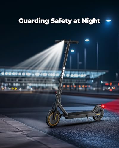 Electric Scooter with 8.5" Tire, 350W Motor, 19 MPH Top Speed, 21 Miles Max Range, Folding L4348
