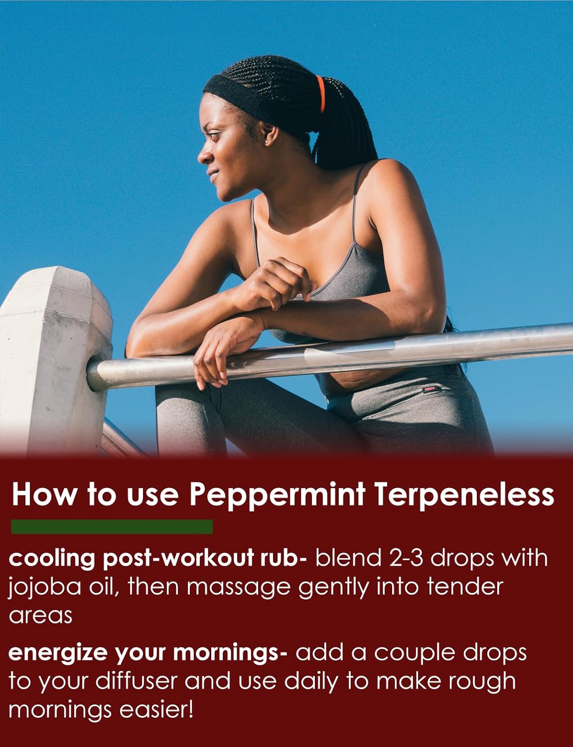 32 fl oz Peppermint Essential Oil 100% Pure Aluminum Bottle S209