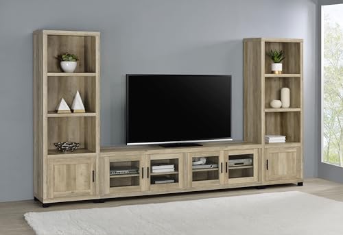 Antique Pine 3-Piece Entertainment Center Y155