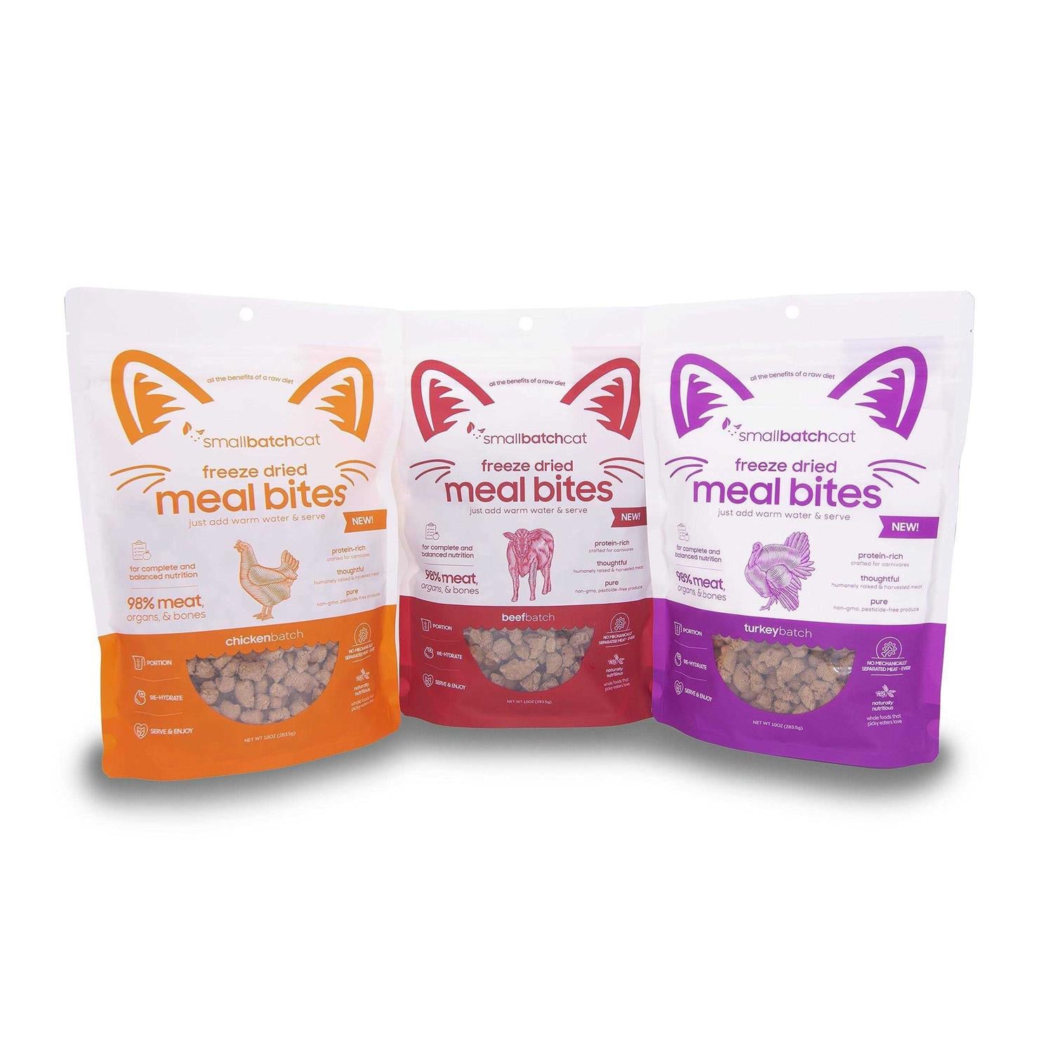 Freeze-Dried Chicken Cat Meal Bites 10 oz G192