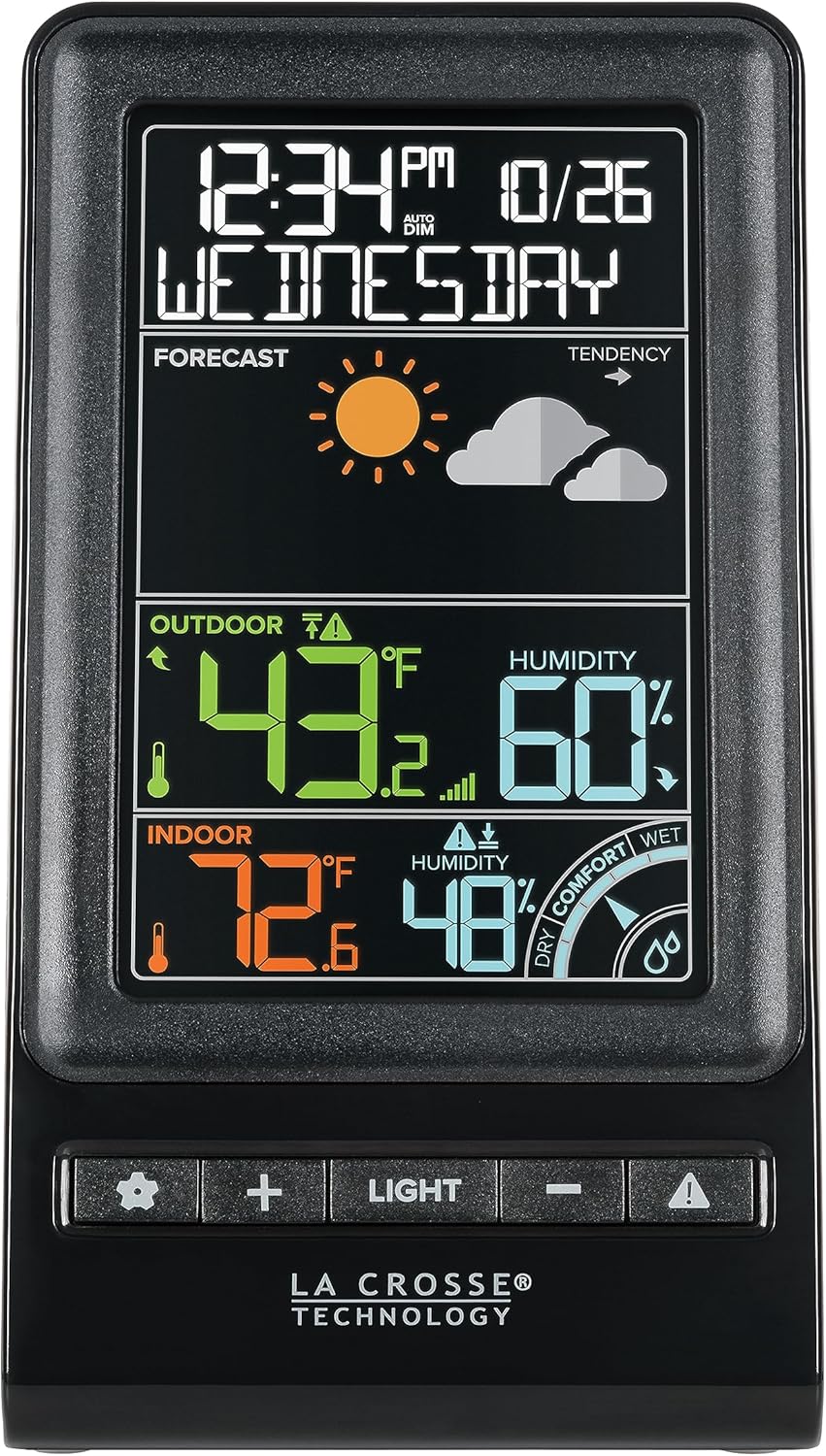 Black Digital Wireless Forecast Station L8053