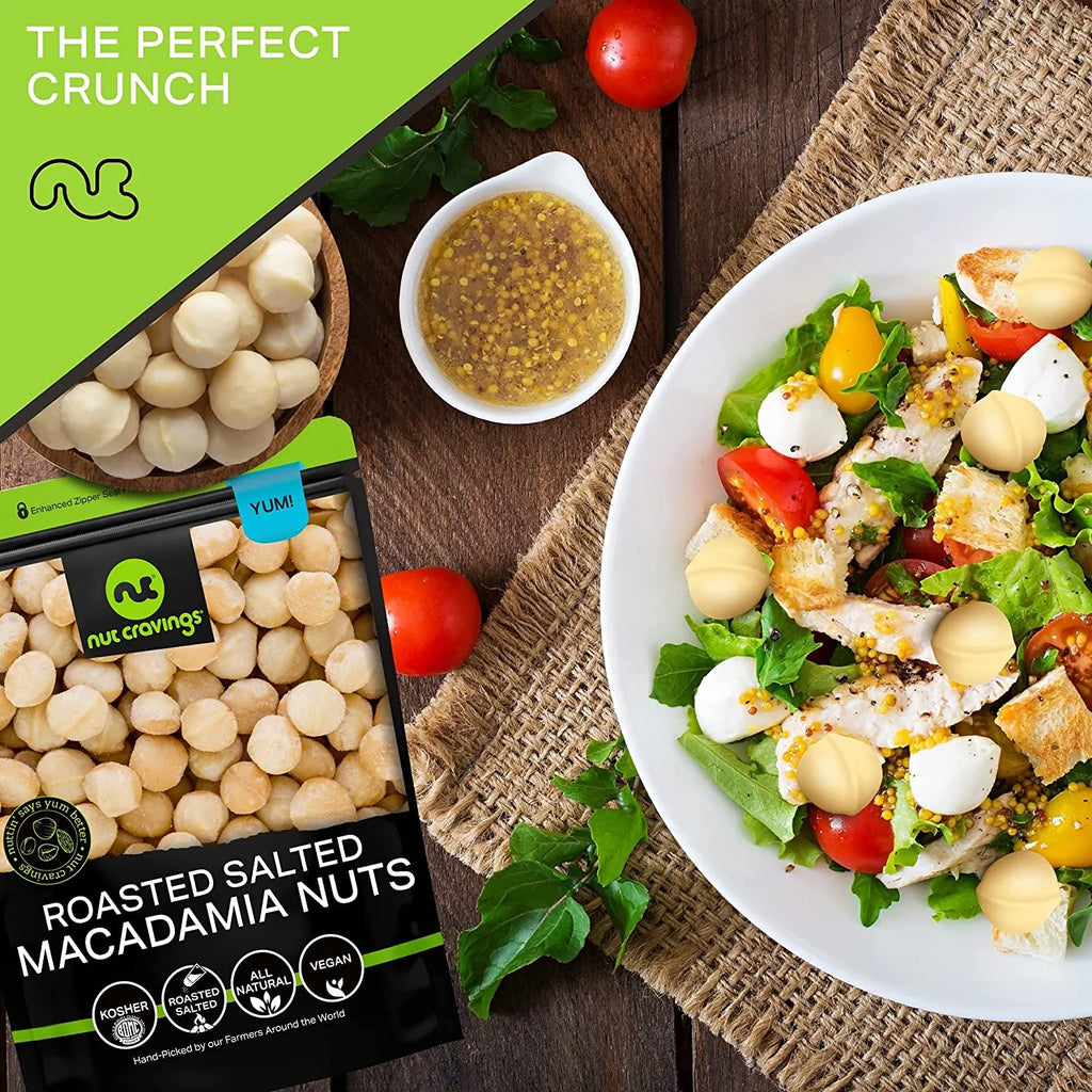 Roasted & Salted Macadamia Nuts (16oz - 1 lbs) A18789