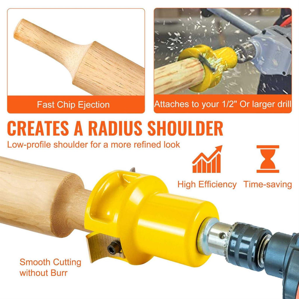 Tenon Cutter 1.5 / 38 mm Diameter with Dual Curved Blades & Button Screws H23120