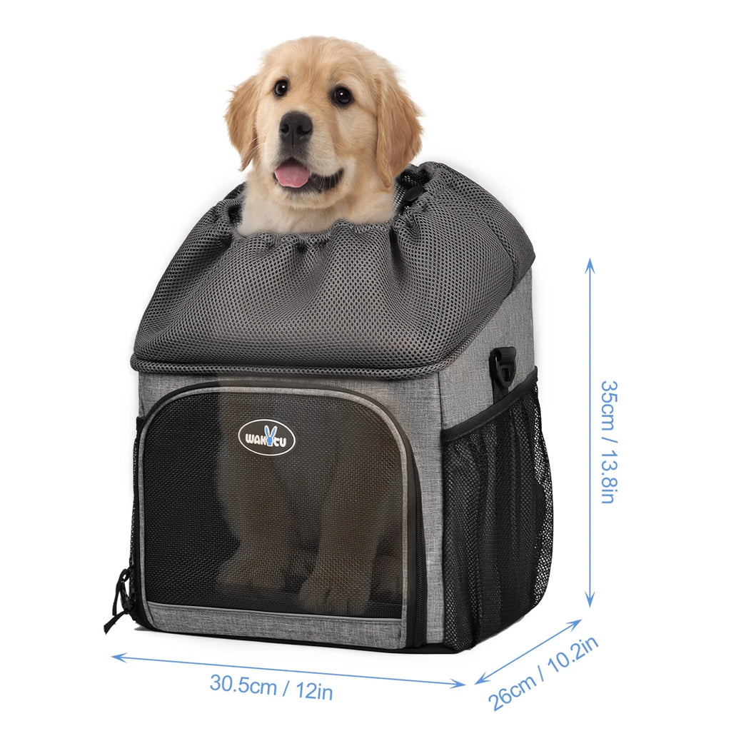 Foldable Removable Pet Bicycle Carrier Backpack W577