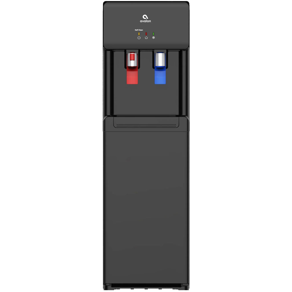 Black Self Clean Touchless Bottle Less Hot/Cold Water Cooler A282