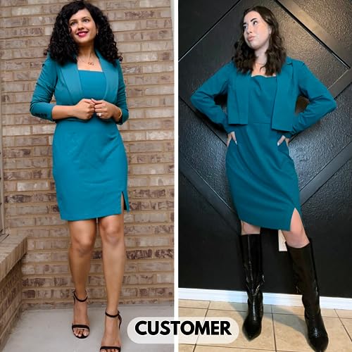 Women's Lightweight Blazer Dress Suit Sets 2 Piece N945782