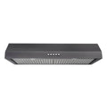 Black Stainless Steel Under The Cabinet Range Hood O185391
