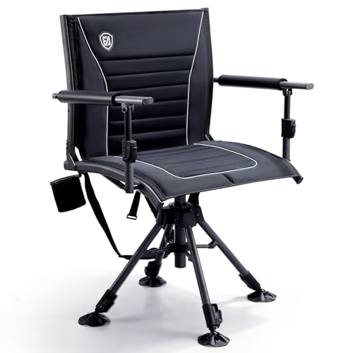 Black Adjustable Folding Hunting Chair P576676