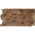 Stonewall Faux Stone Siding Panel (canyon Brown) S9127