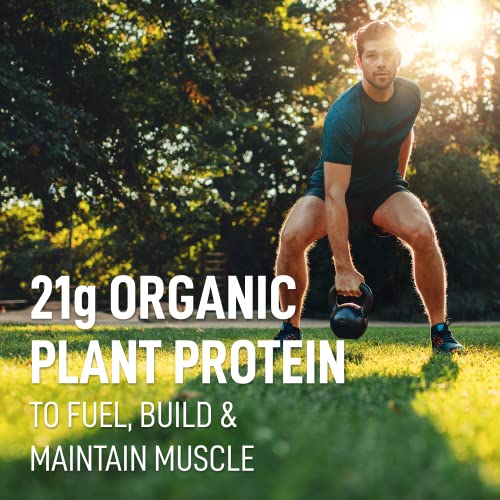 Organic Plant-Based Protein Powder, Natural Chocolate Flavor, 21g Protein, 1.58 Pound Tub A84000