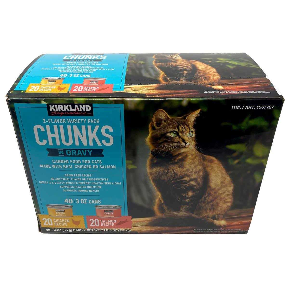 Chunks in Gravy Canned Cat Food Variety Pack E553