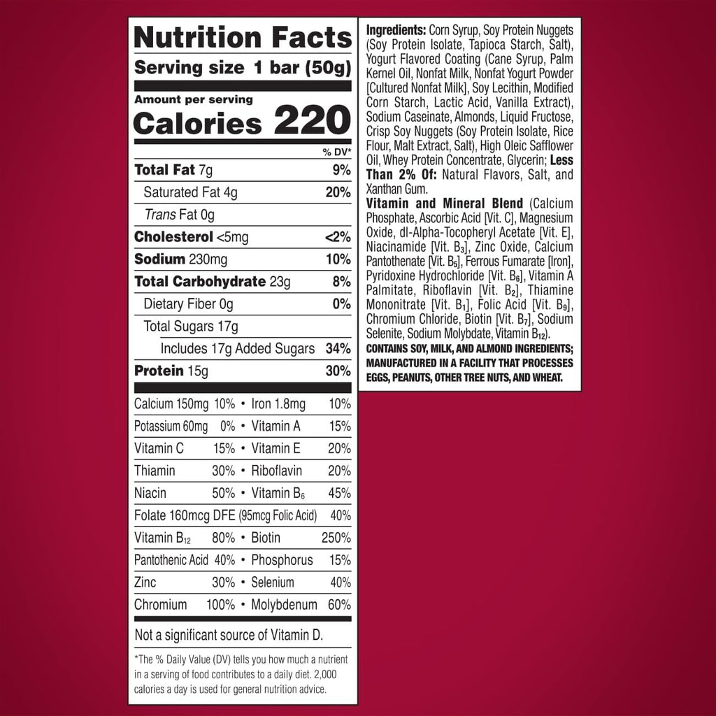 Cinnamon Roll Protein Bars, 12 Count H3814