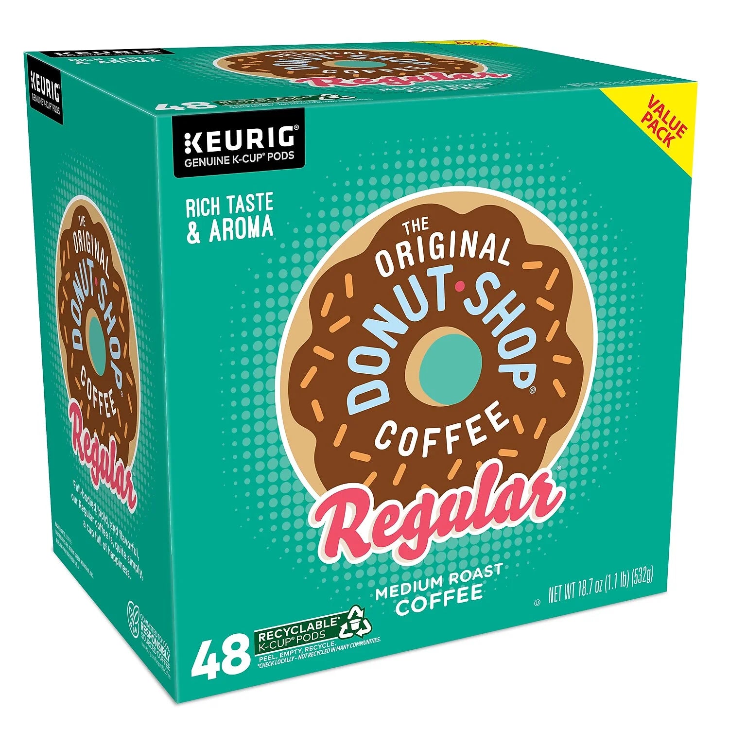 48 Count Medium Roast Coffee K-Cup Pods K9472