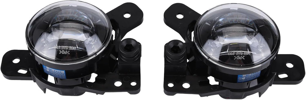 Pair Front Bumper LED Fog Light with Fog Light Cover and Wire Harness Compatible with 2023 2024 Chevy Colorado Fog Lamp Driving Fog Light Lamp (Clear Lens) with Fog Light Bezel, Switch, Wires B628