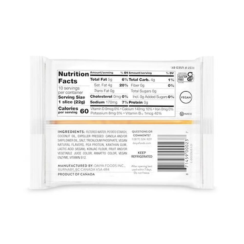 Dairy Free American Style Slice, 7.8 Ounce X64463