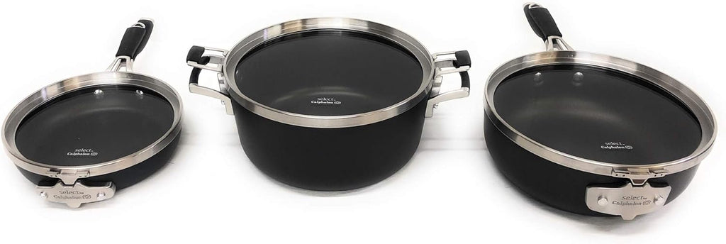 9pc Hard-Anodized Nonstick Cookware Set D994974
