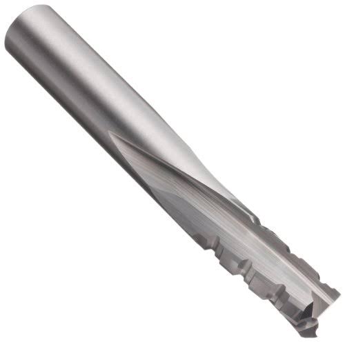 Solid Carbide Downcut Cutting Tool, Uncoated Finish, 3 Flutes, 11cm O E5663