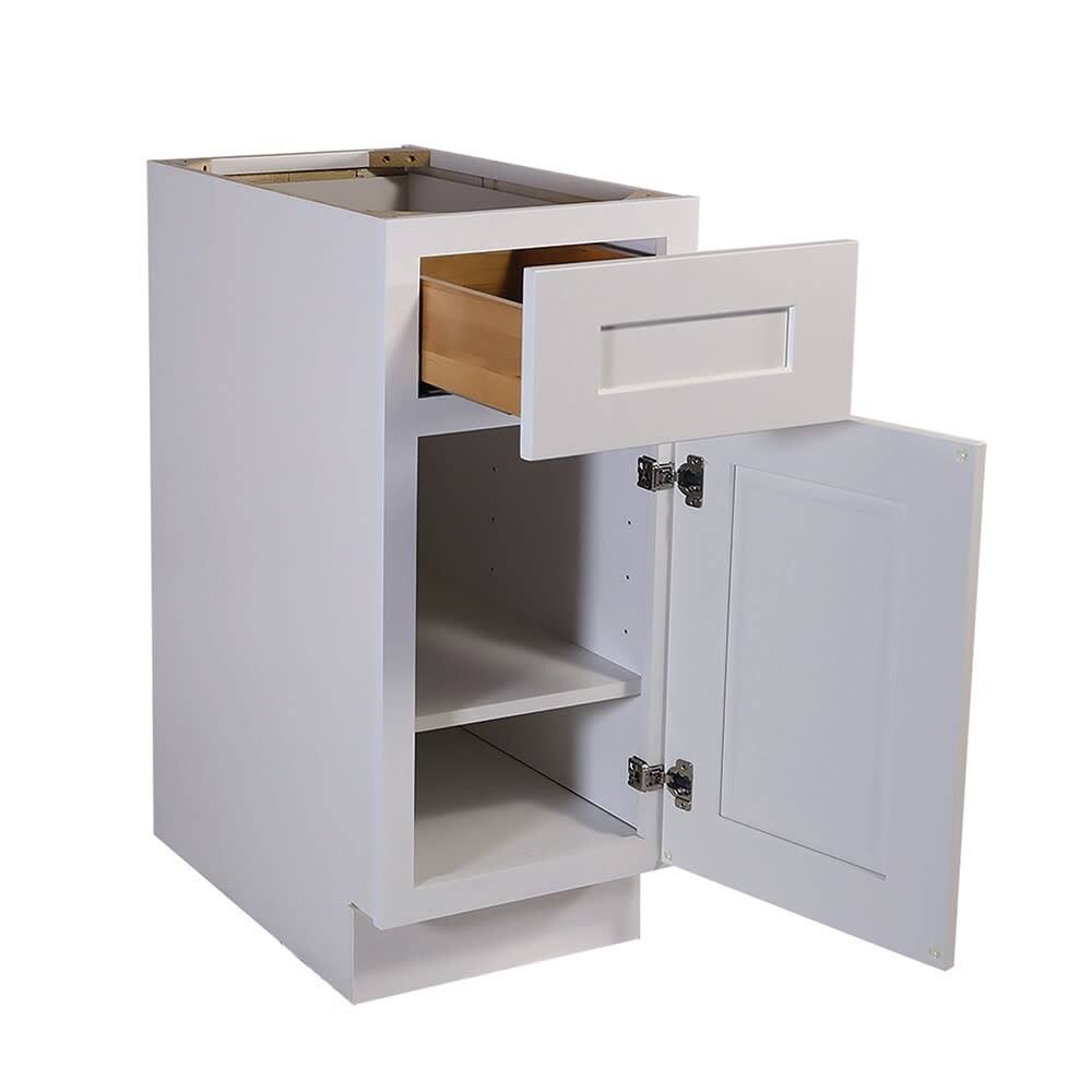 White Shaker Kitchen Base Cabinet L60685