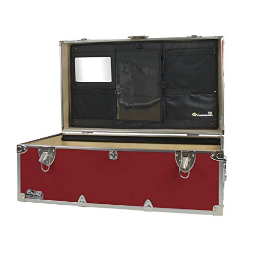 Black Steel Footlocker 32 x 18 x 13.5 Inches R686