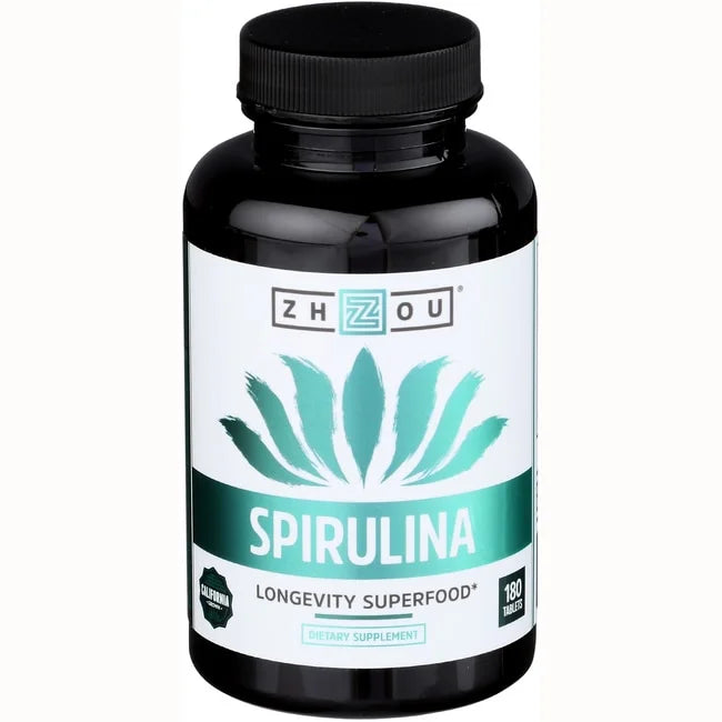 3,000 mg 180 Tabs Spirulina E557