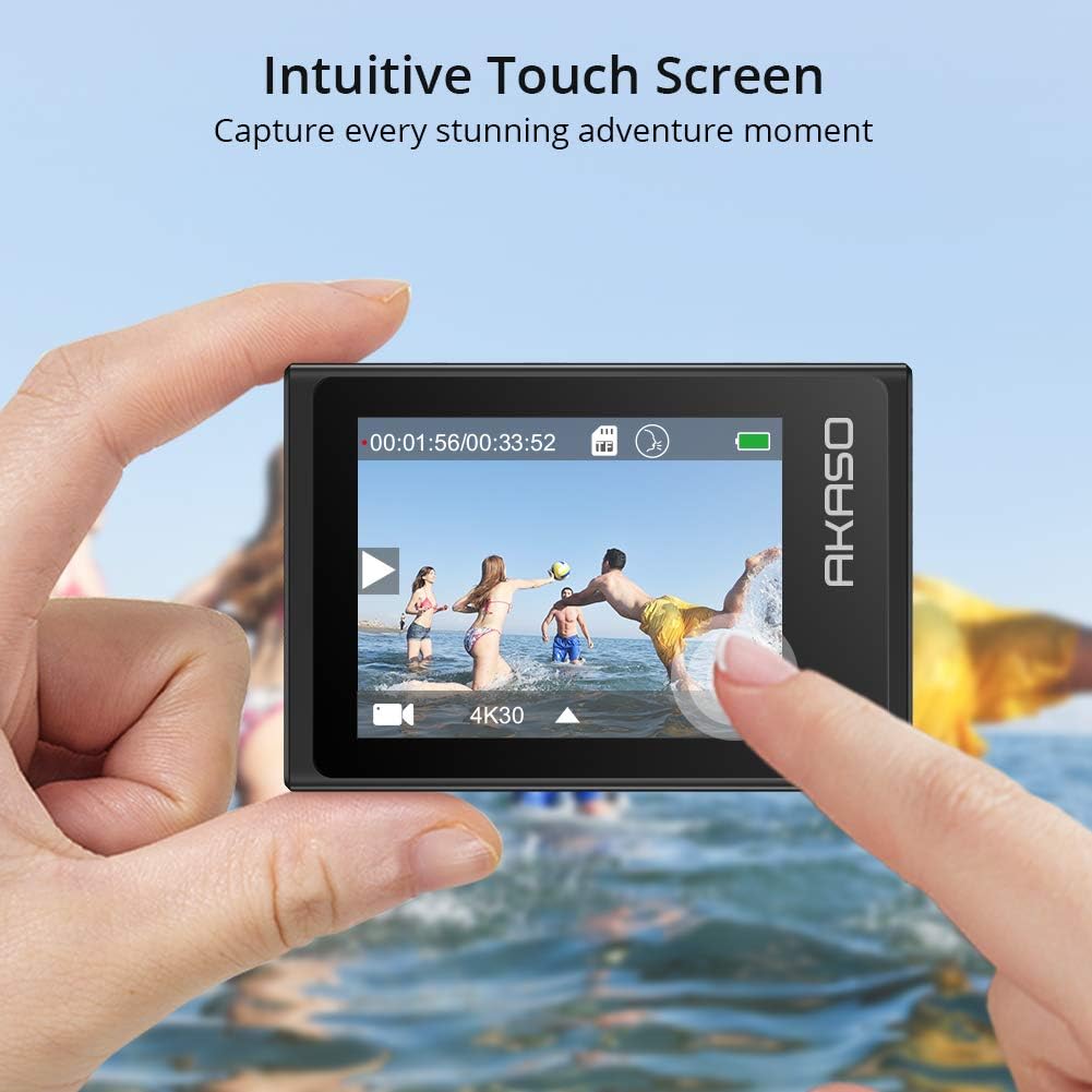 Native 4K30FPS 20MP WiFi Action Camera with Touch Screen W3003